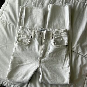 White Zara jean NWOT